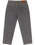 LOVIAH OG BAGGY 5 POCKET DENIM PANTS GREY STONEWASH
