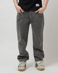 LOVIAH OG BAGGY 5 POCKET DENIM PANTS GREY STONEWASH