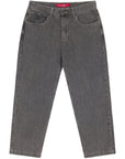 LOVIAH OG BAGGY 5 POCKET DENIM PANTS GREY STONEWASH