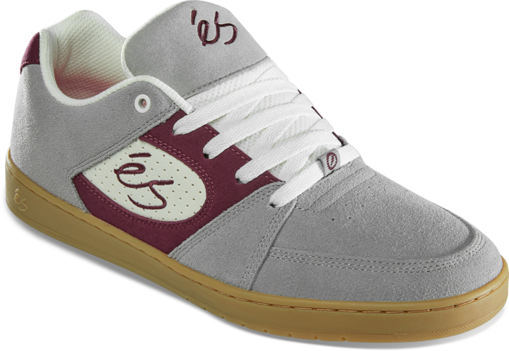 ES ACCEL SLIM GREY/BURGANDY