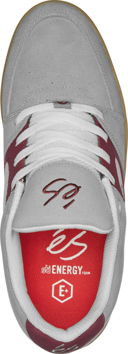 ES ACCEL SLIM GREY/BURGANDY