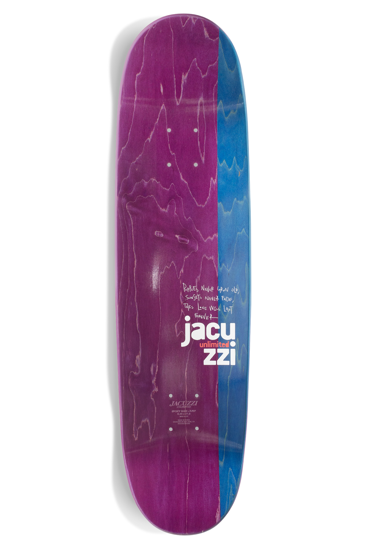JACUZZI DECK BIG OL J EX7 - EGG SHAPE (8.375") - The Drive Skateshop