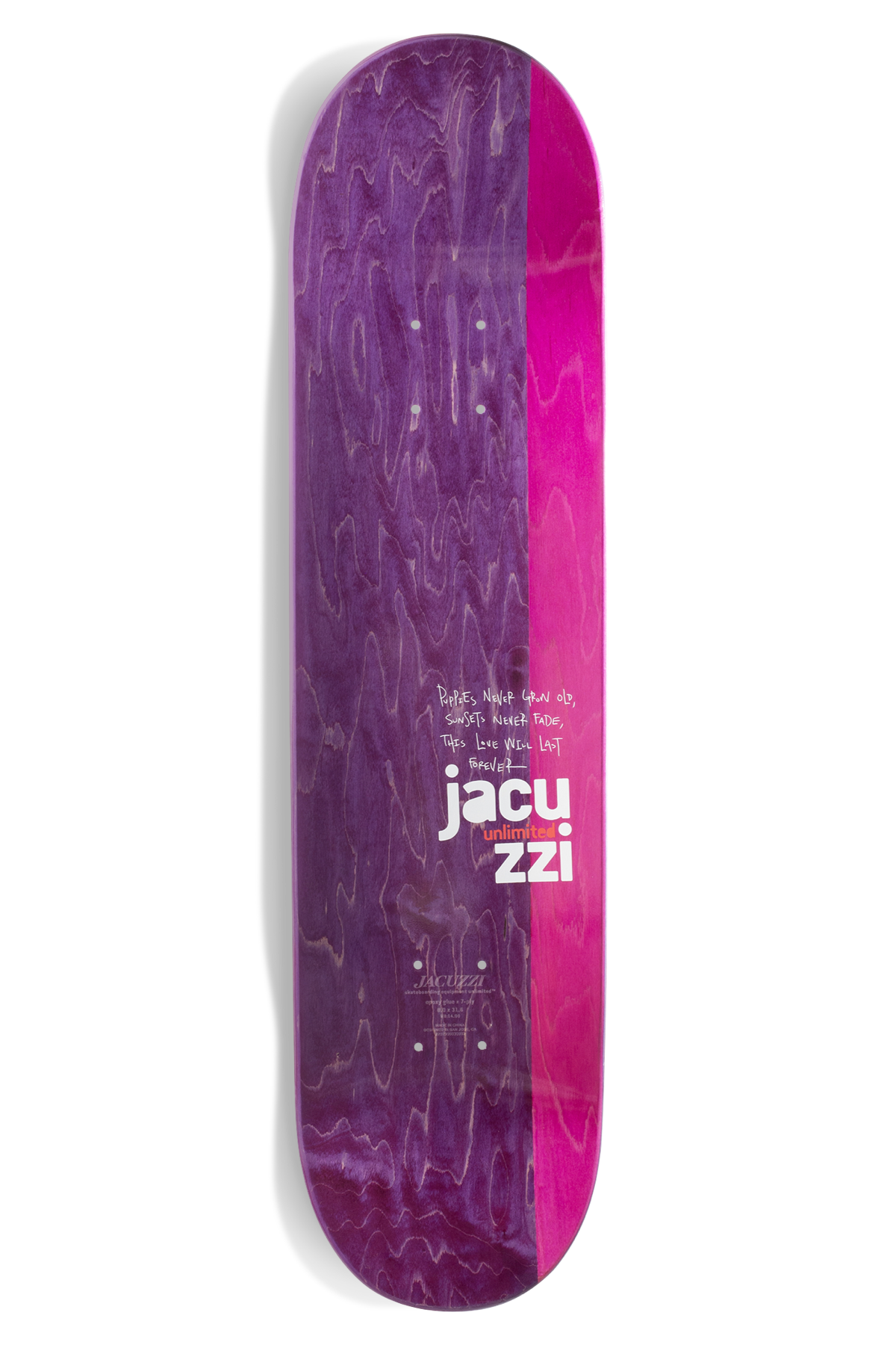 JACUZZI DECK SEA MONSTERS EX7 (8&quot;) - The Drive Skateshop