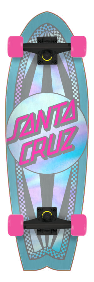 SANTA CRUZ SHARK PRISMATIC DOT CRUISER (8.8")