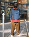 MAGENTA STAPLE PANTS BASLEINE CHOCOLATE