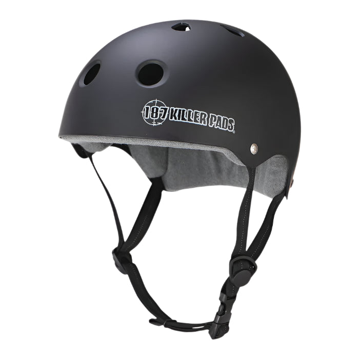 187 PRO SKATE HELMET W/SWEATSAVER MATTE BLACK