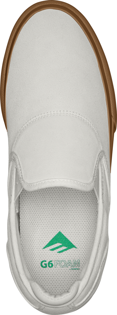 EMERICA WINO G6 SLIP-ON WHITE/TAN
