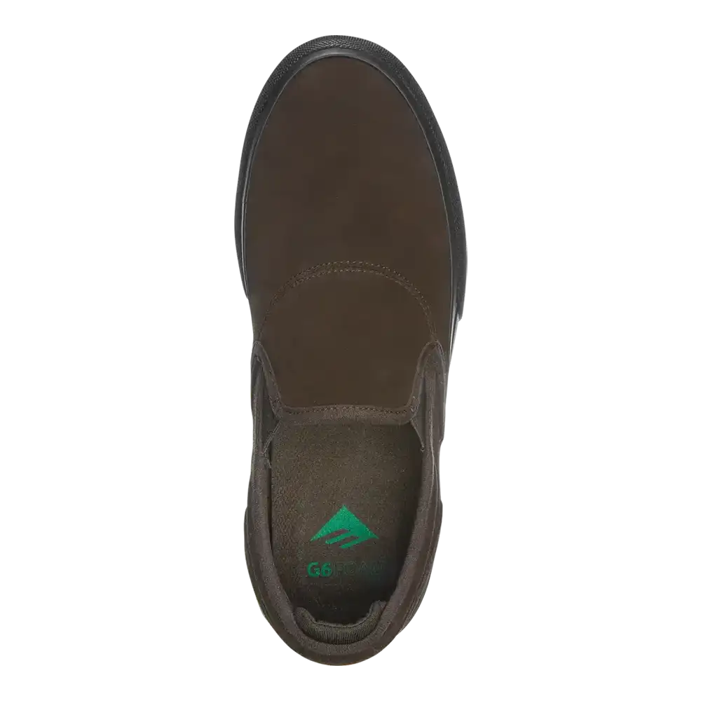 EMERICA WINO G6 SLIP-ON BROWN/BLACK - The Drive Skateboard Shop