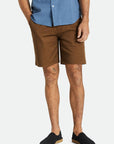 BRIXTON CHOICE CHINO SHORT 19" DARK EARTH - The Drive Skateshop