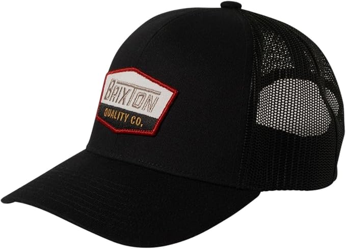 BRIXTON REGAL NETPLUS MP TRUCKER HJAT BLACK/BLACK