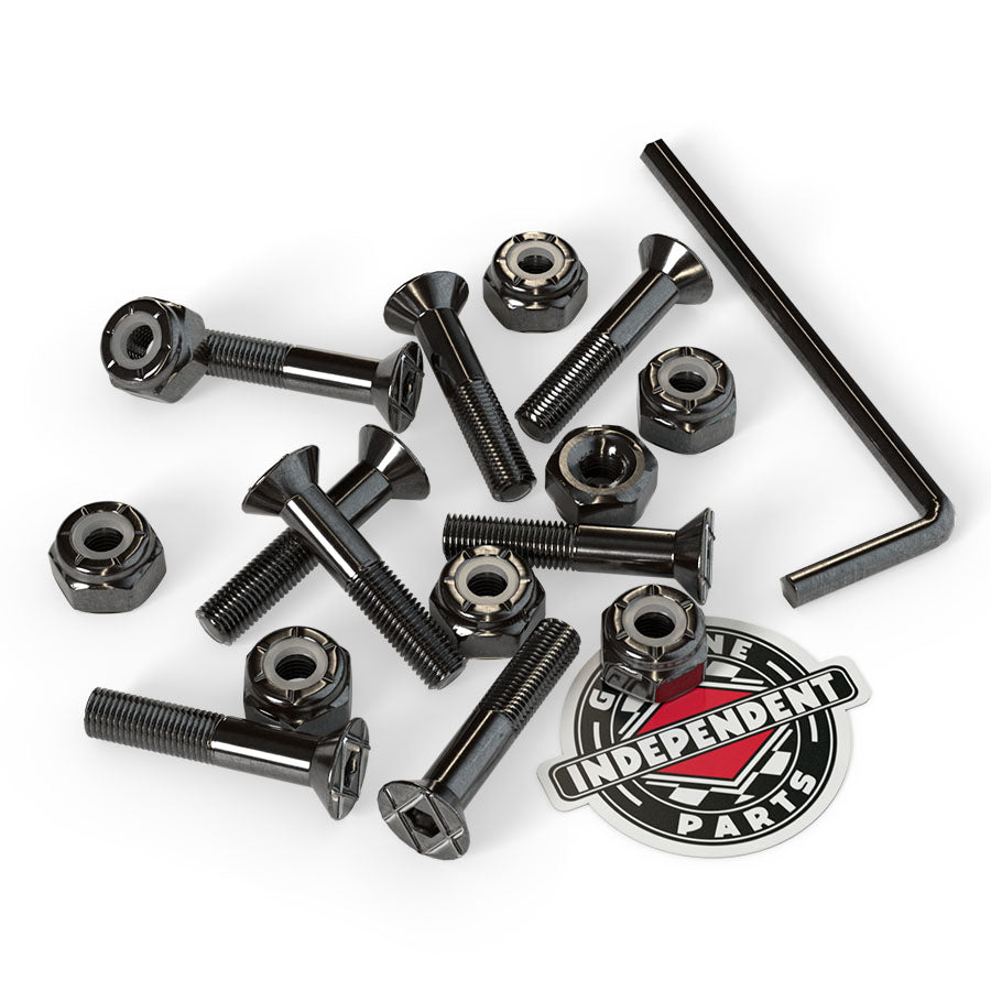 INDEPENDENT HARDWARE ALLEN BLACK (7/8&quot;/1&quot;/1.25&quot;/1.5&quot;) - The Drive Skateboard Shop