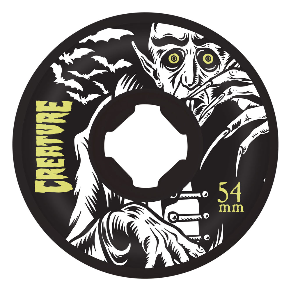 OJ WHEELS X CREATURE COFFIN BOX BLOODSUCKERS 97A BLACK (54MM) - The Drive Skateshop