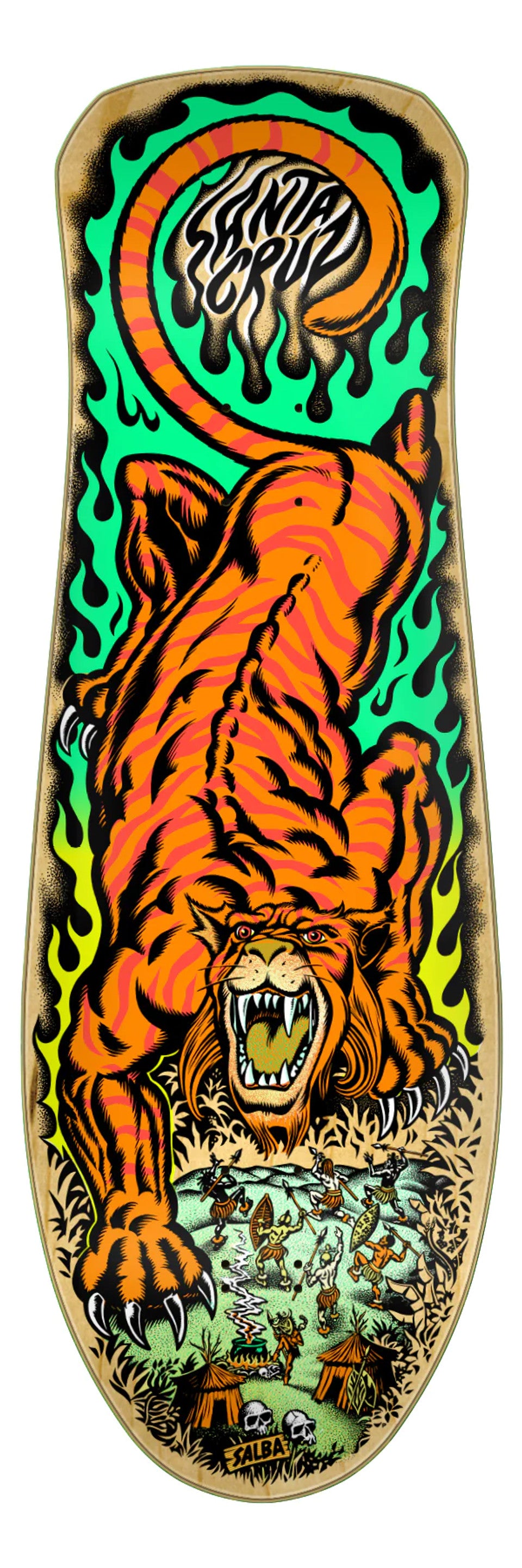 SANTA CRUZ REISSUE DECK SALBA TIGER (10")