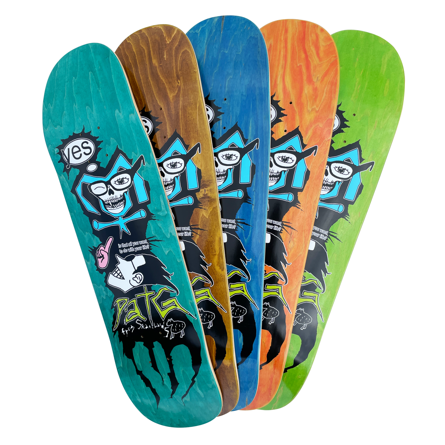 FROG DECK DISOBEDIANT CHILD PAT G (8.55&quot;) - The Drive Skateshop
