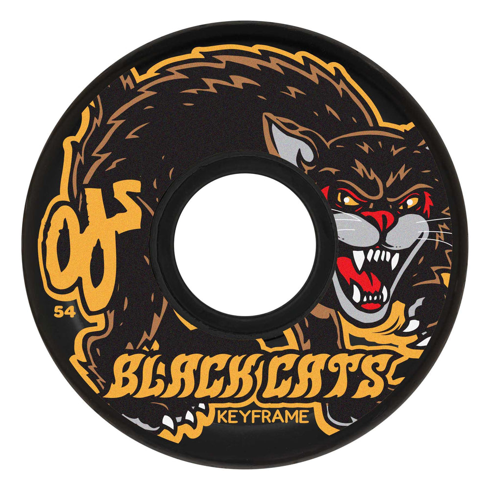 OJS WHEELS BLACK CATS KEYFRAME 87a (54MM) - The Drive Skateshop