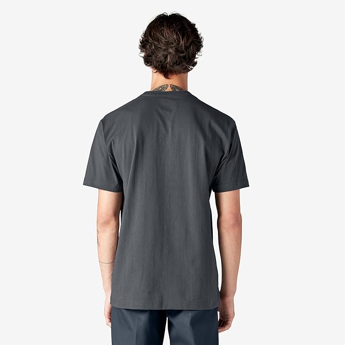 DICKIES HEAVYWEIGHT POCKET TEE HEATHER GREY 