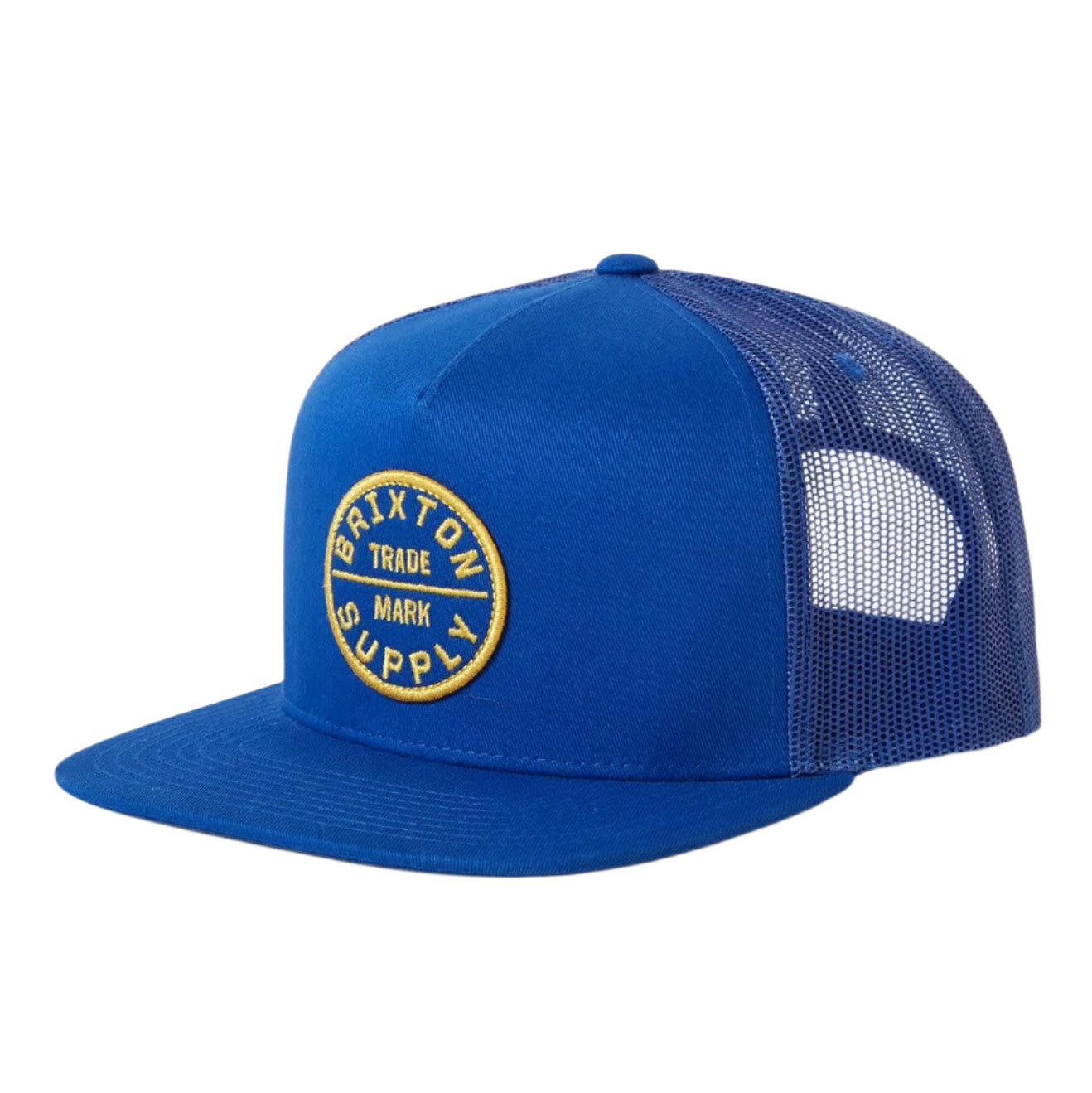 BRIXTON OATH MP TRUCKER HAT ROYAL/ROYAL
