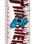 SANTA CRUZ X THRASHER DECK SCREAMING HAND FLAME LOGO (8") - The Drive Skateshop