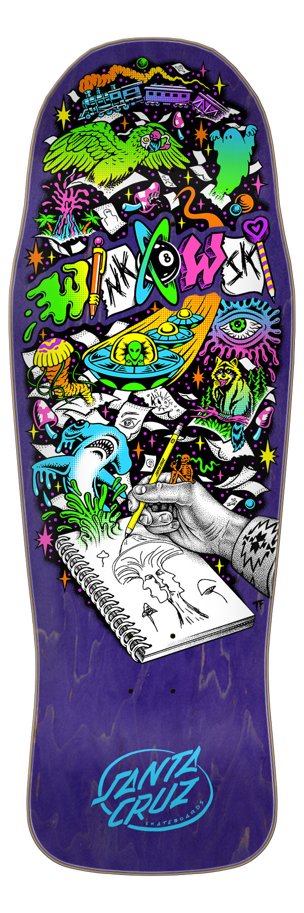 SANTA CRUZ DECK WINKOWSKI HAND DRAWN SKETCHBOOK (10.34") - The Drive Skateshop