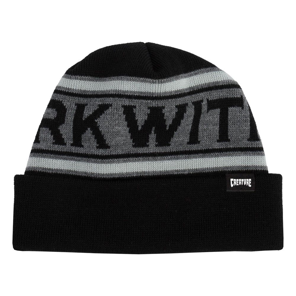 CREATURE BEANIE LURK WITH US BLACK/GREY