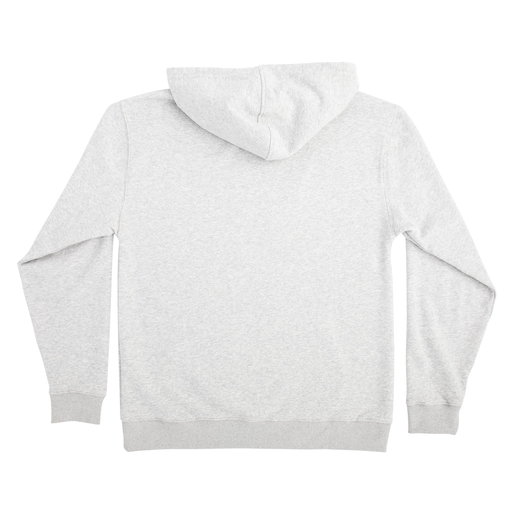 SANTA CRUZ HOOD TORN HAND GREY HEATHER 