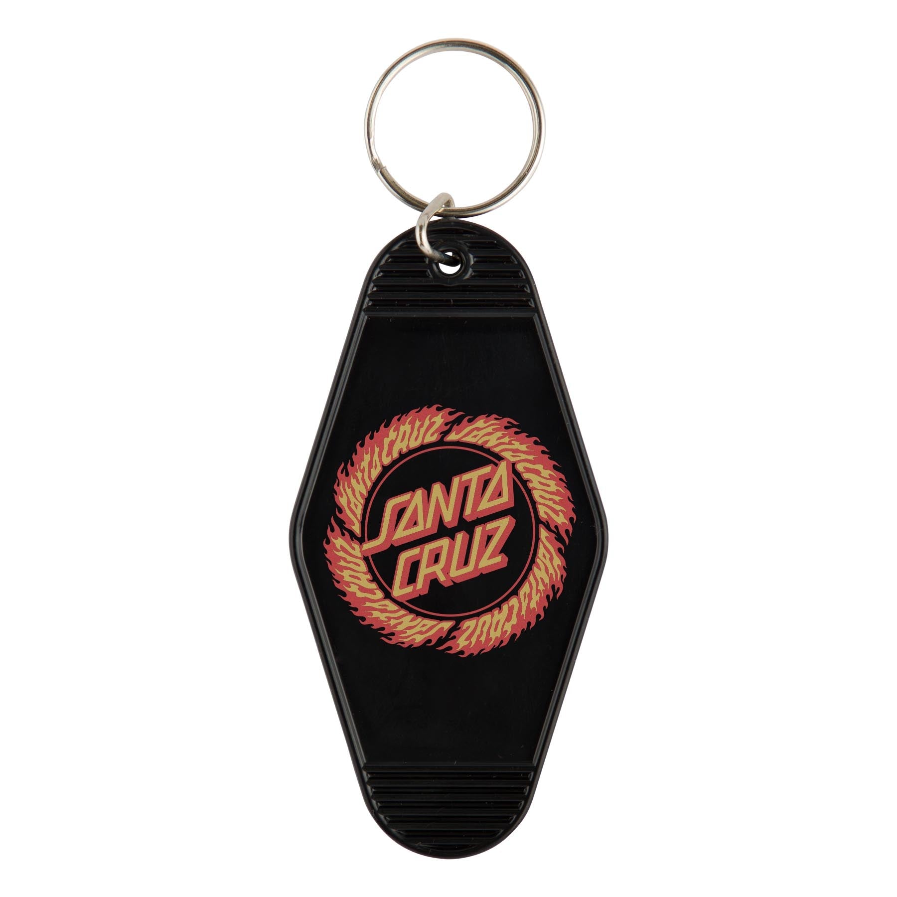 SANTA CRUZ FLAME RINGED OUT KEYCHAIN