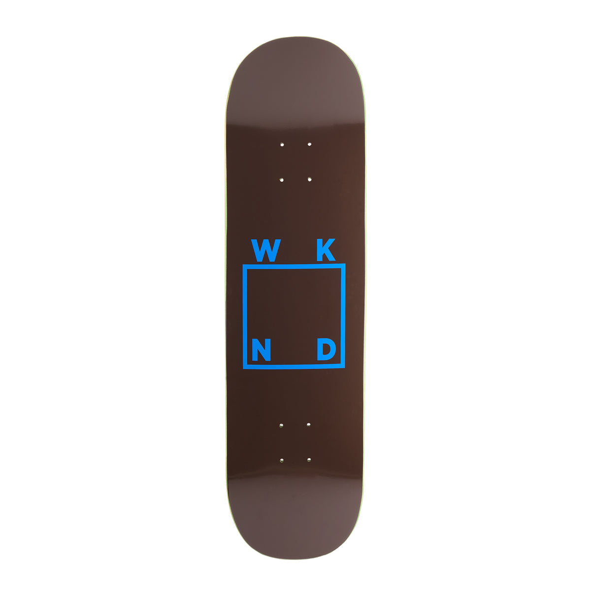 WKND DECK LOGO BROWN (8.5")