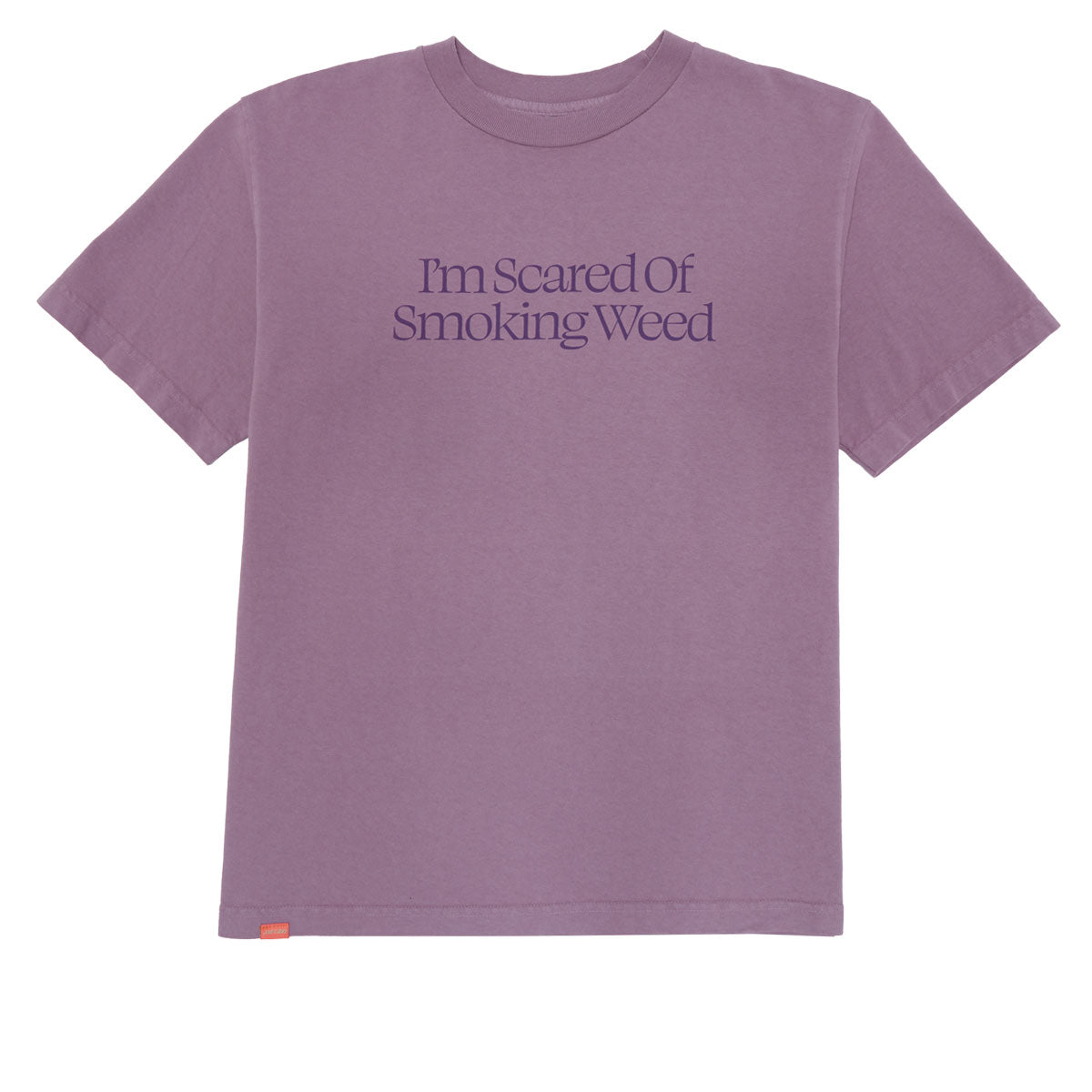 JACUZZI SCARED WEED PREMIUM T-SHIRT GRAPE - The Drive Skateboard Shop