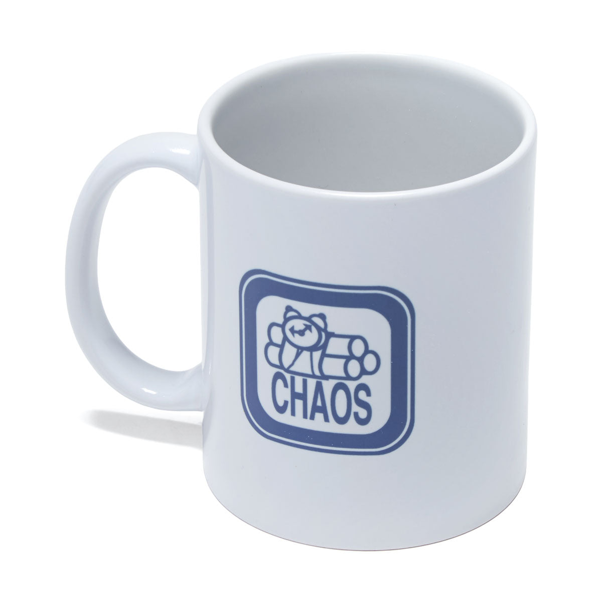 HERITAGE 411 CHAOS MUG WHITE - The Drive Skateboard Shop