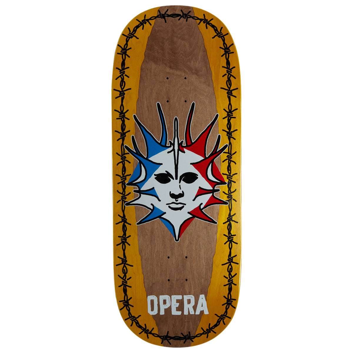OPERA DECK FATTIES TORN SPOKE EX7 BROWN/YELLOW (12")