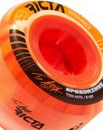 RICTA WHEELS ASTA SPEEDRINGS CLEAR ORANGE SLIM 95A (53MM)