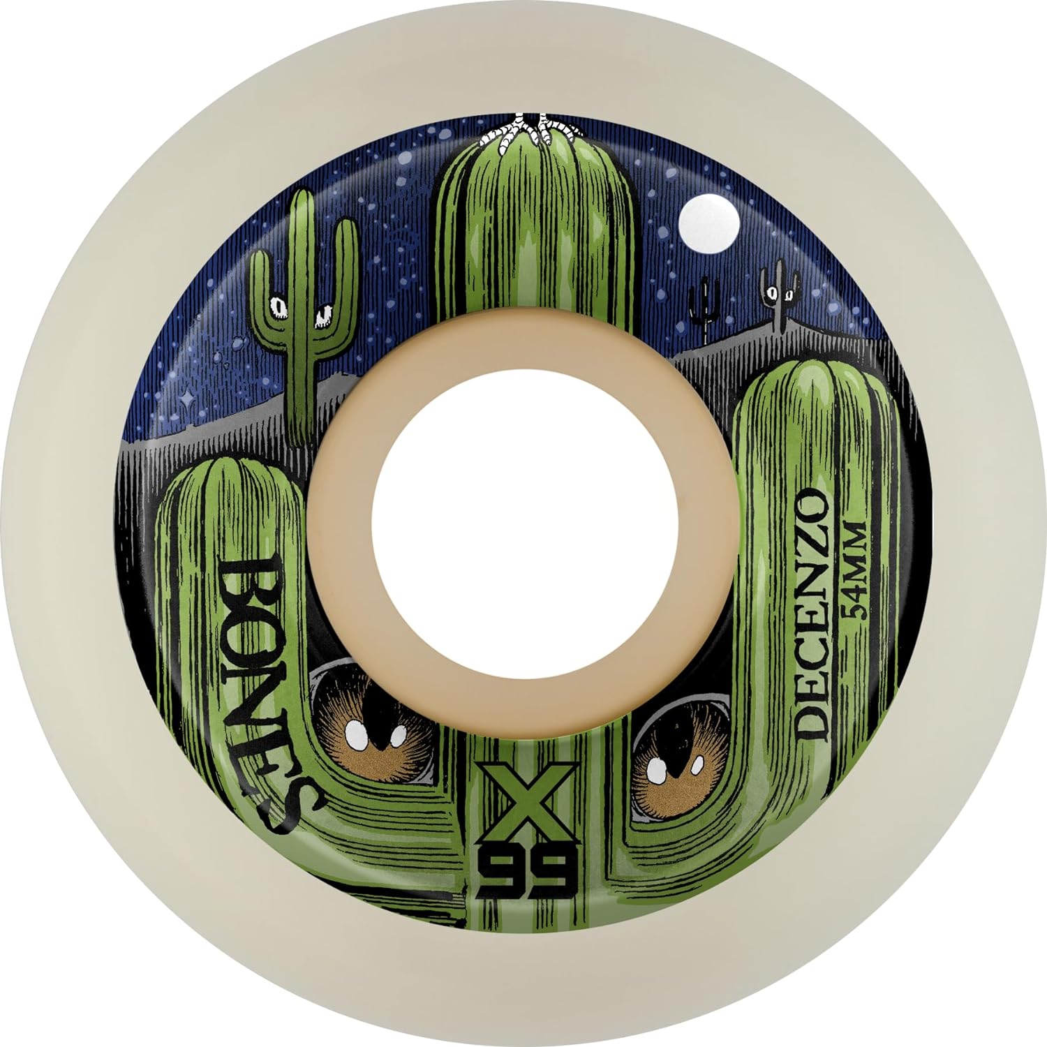 BONES WHEELS DECENZO CAT EYE CACTI 99A X-FORMULA V5 SIDECUT (52MM)