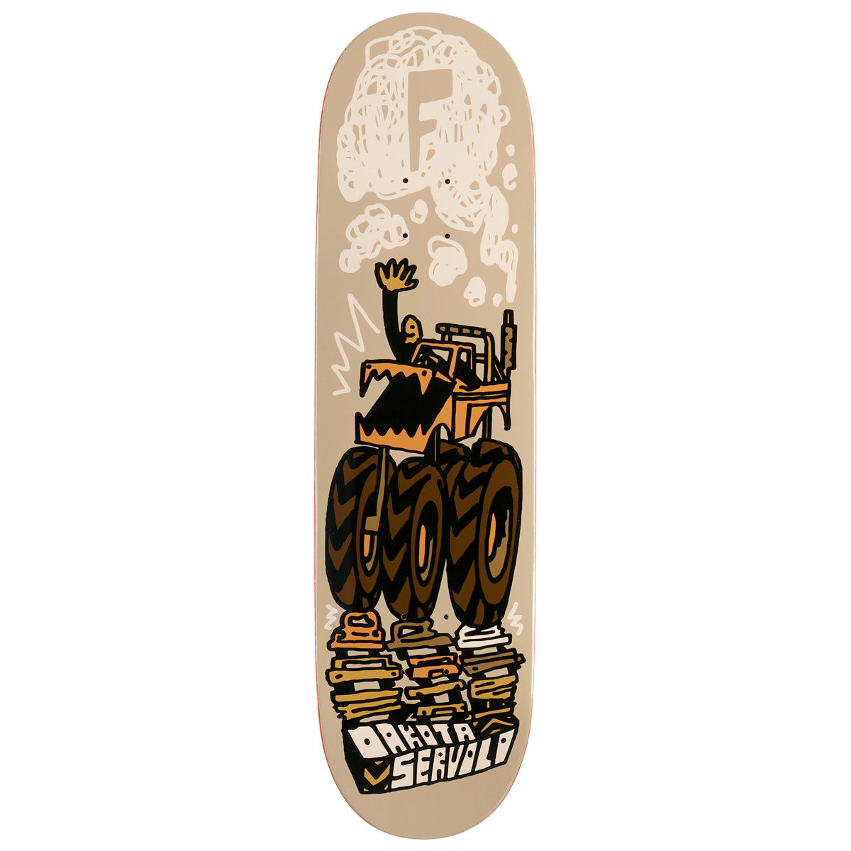FOUNDATION DECK SERVOLD MONSTER TRUCK (8.5")
