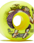 BONES WHEELS OG 100'S NEONDERTHAL V4 WIDE 100A (52MM) YELLOW - The Drive Skateboard Shop