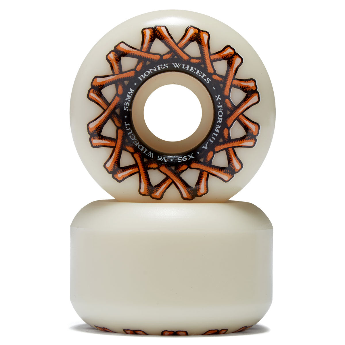 BONES WHEELS X-FORMULA WIDECUTS V6 95A (56MM) - The Drive Skateboard Shop