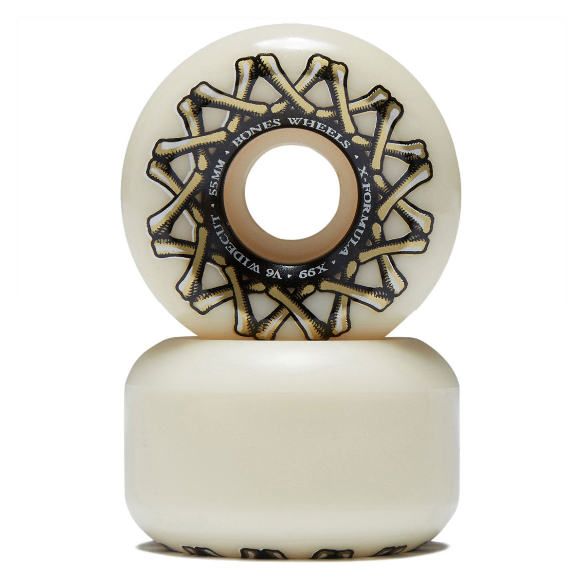 BONES WHEELS X-FORMULA WIDECUTS V6 99A (55MM) - The Drive Skateboard Shop