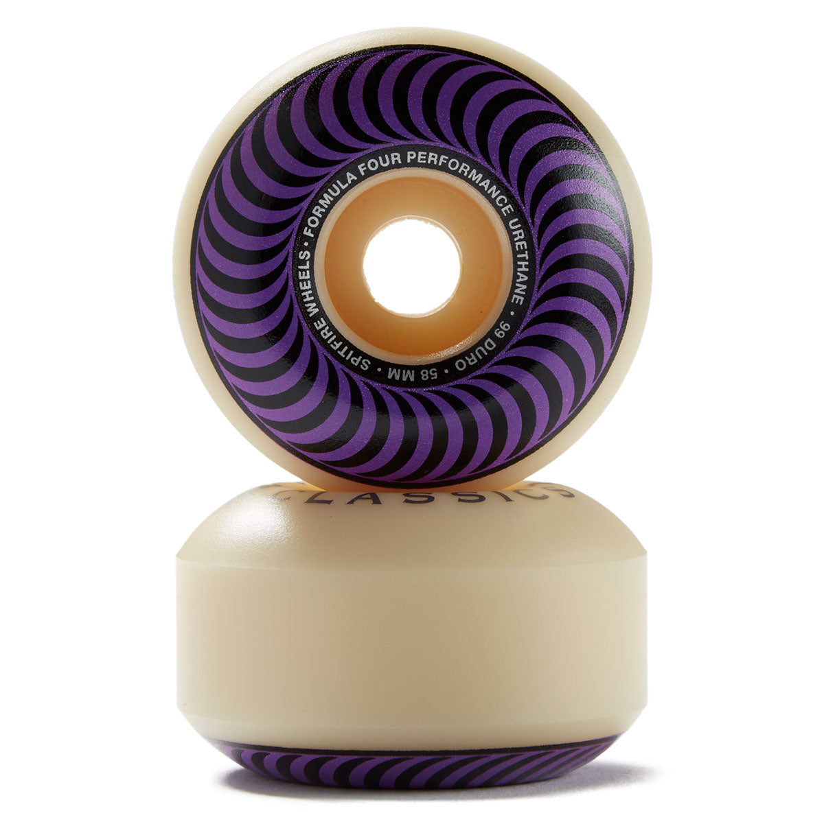 SPITFIRE WHEELS FORMULA FOUR CLASSICS 99A (58MM) - The Drive Skateboard Shop
