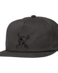 KROOKED STYLE SNAPBACK CHARCOAL/BLACK - The Drive Skateshop