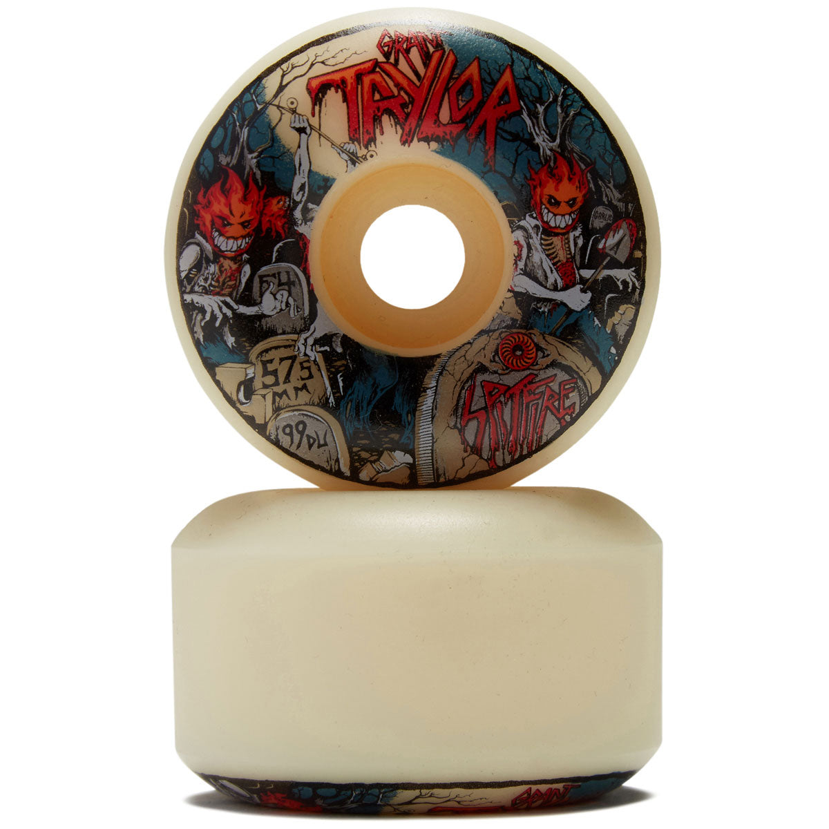 SPITFIRE WHEELS FORMULA FOUR 99A GRANT UNDEAD RADIAL (57.5MM) - The Drive Skateboard Shop