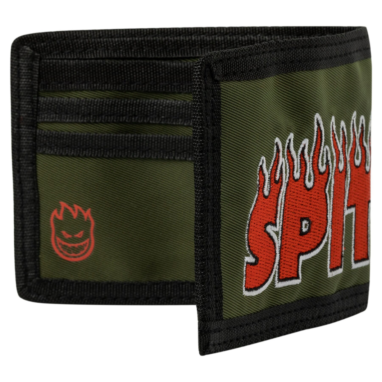 SPITFIRE DEMONSEED SCRIPT BI-FOLD WALLET OLIVE