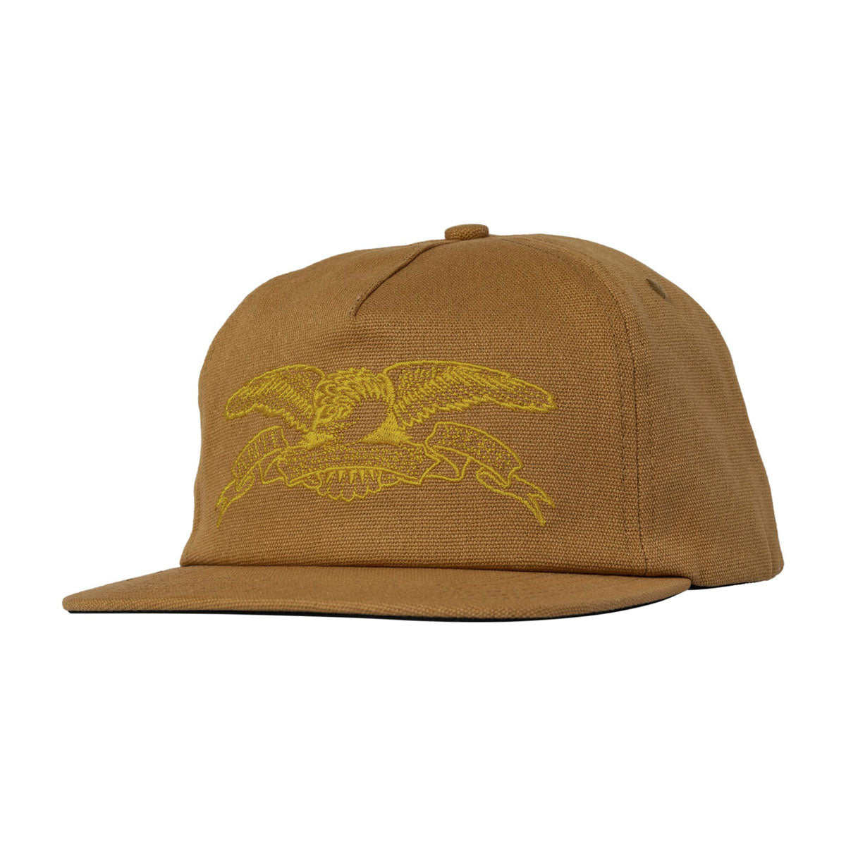 ANTIHERO BASIC EAGLE SNAPBACK BROWN/GUM - The Drive Skateboard Shop