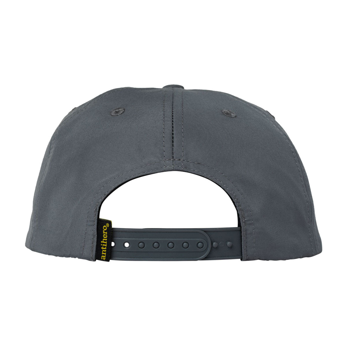 ANTIHERO BASIC EAGLE SNAPBACK CHARCOAL/ORANGE - The Drive Skateboard Shop