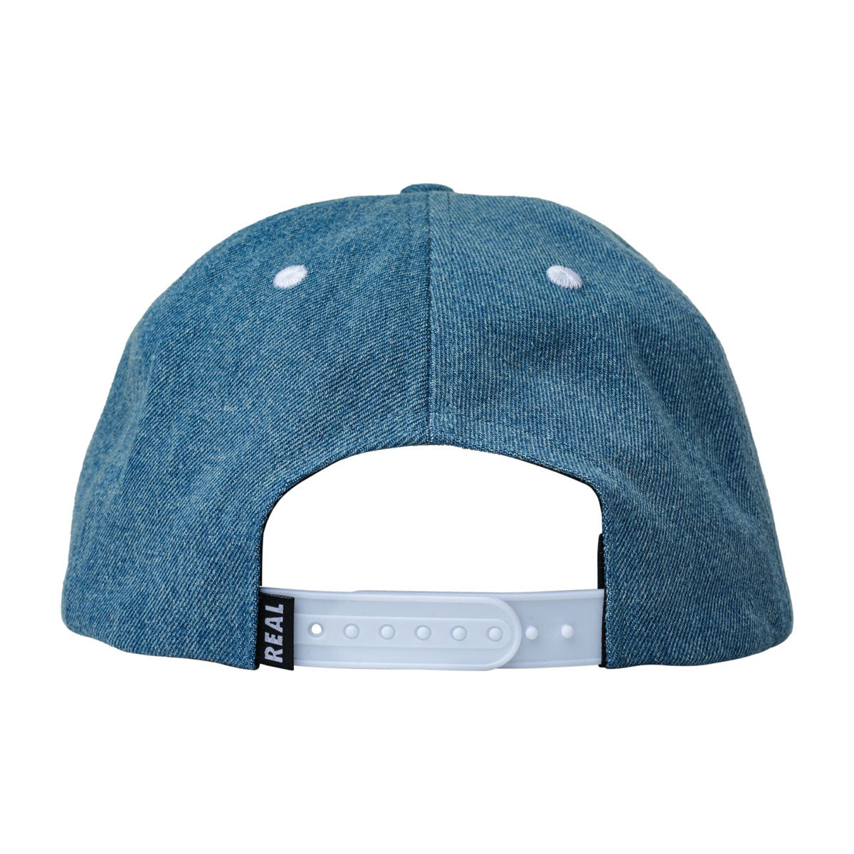 REAL STREET CLEANER SNAPBACK DENIM/YELLOW - The Drive Skateboard Shop