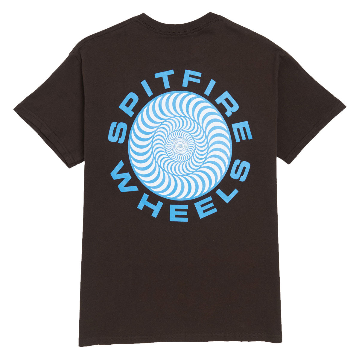 SPITFIRE CLASSIC 87 SWIRL FILL TEE DARK CHOCOLATE