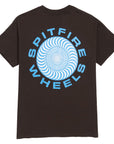 SPITFIRE CLASSIC 87 SWIRL FILL TEE DARK CHOCOLATE