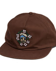 KROOKED SWEATPANTS REDUX SNAPBACK HAT BROWN