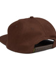 KROOKED SWEATPANTS REDUX SNAPBACK HAT BROWN