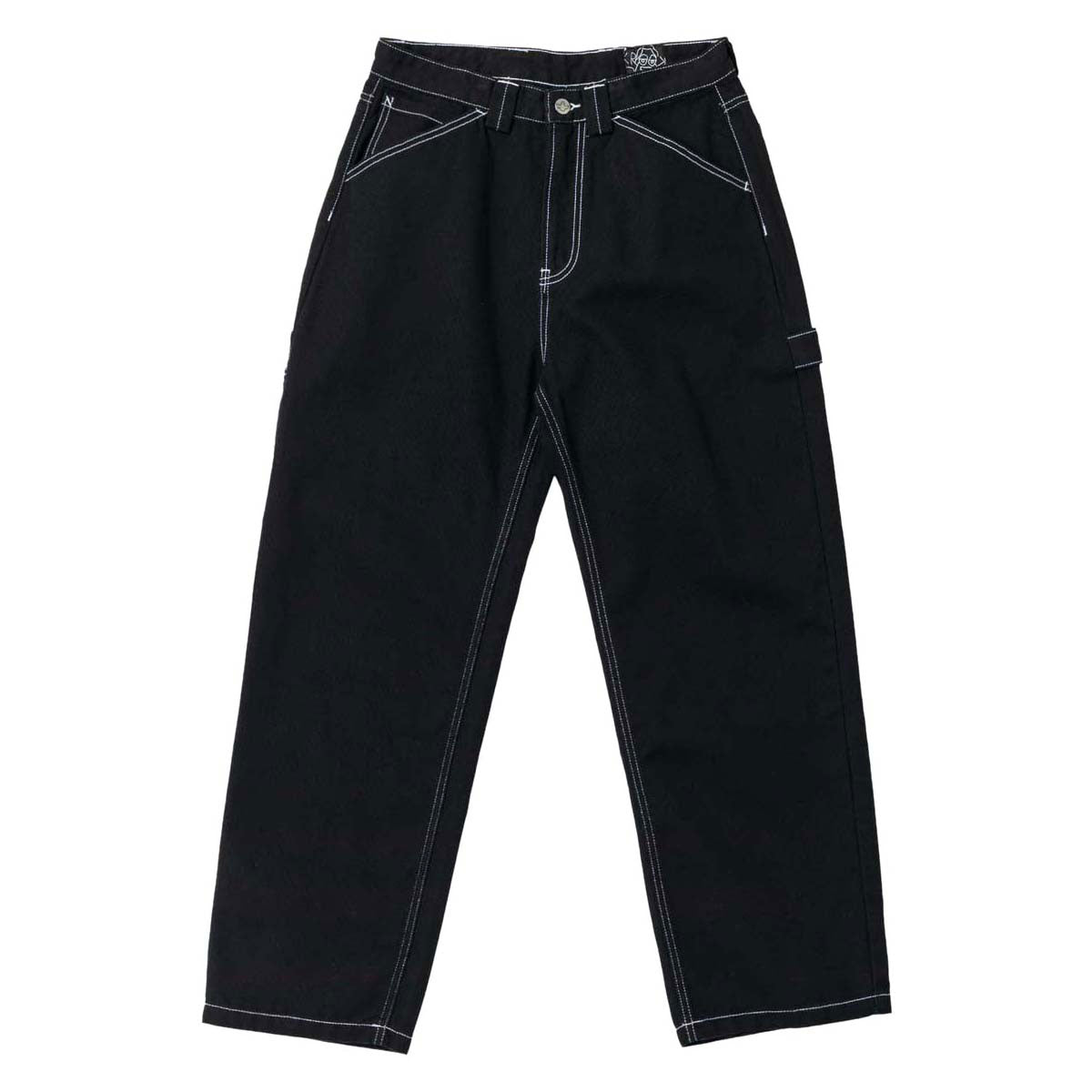 KROOKED SUN HEART CARPENTER PANT BLACK