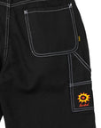 KROOKED SUN HEART CARPENTER PANT BLACK