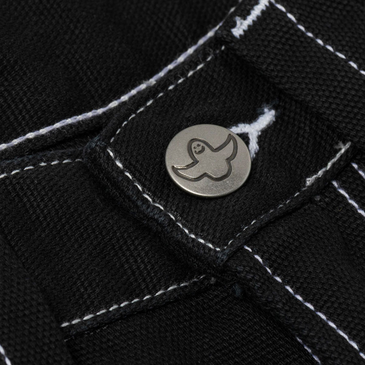 KROOKED SUN HEART CARPENTER PANT BLACK